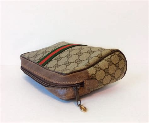 toiletry pouch gucci|vintage Gucci toiletry bag.